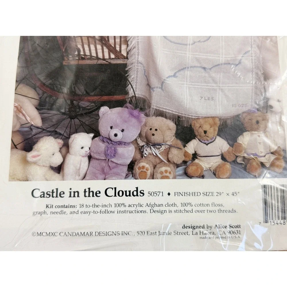 Something Special Cross Stitch Kit Baby 29x45 White Castle in the Clouds 50571